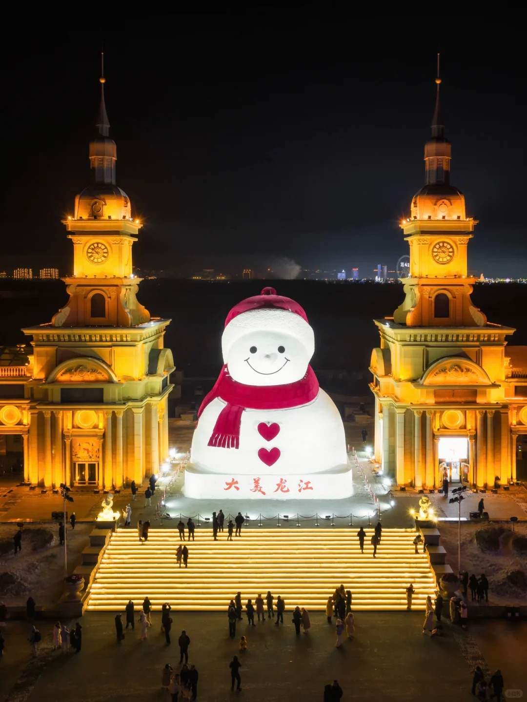 音乐长廊大雪人